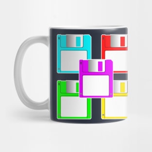 Colourful Floppy Disks Mug